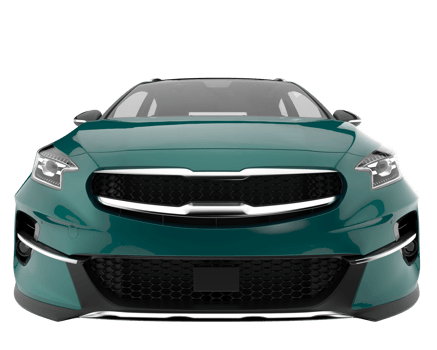 Modern car isolated on transparent background. 3d rendering - illustration png
