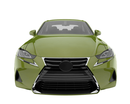 Modern car isolated on transparent background. 3d rendering - illustration png