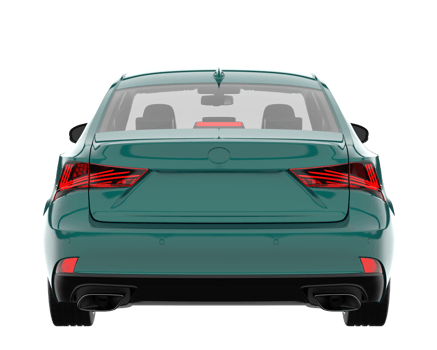 Modern car isolated on transparent background. 3d rendering - illustration png