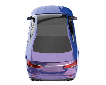 Modern car isolated on transparent background. 3d rendering - illustration png
