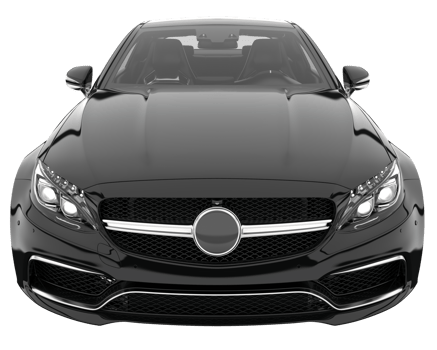 Modern car isolated on transparent background. 3d rendering - illustration png
