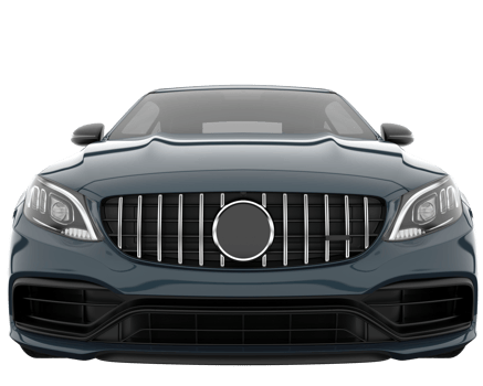Modern car isolated on transparent background. 3d rendering - illustration png