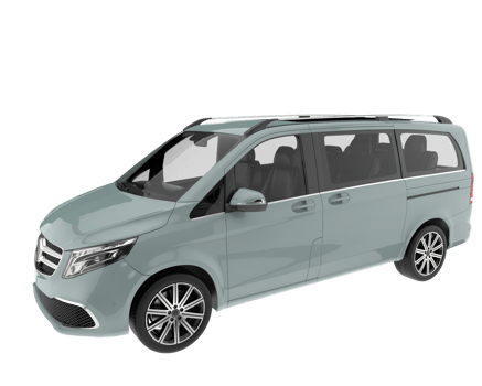 Modern car isolated on transparent background. 3d rendering - illustration png