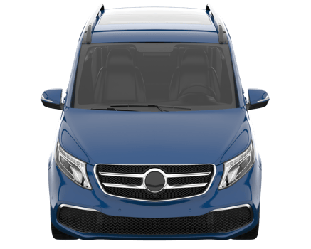 Modern car isolated on transparent background. 3d rendering - illustration png