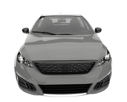 Modern car isolated on transparent background. 3d rendering - illustration png