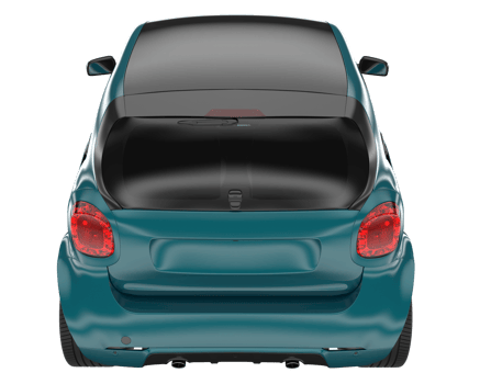 Modern car isolated on transparent background. 3d rendering - illustration png