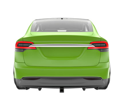 Modern car isolated on transparent background. 3d rendering - illustration png