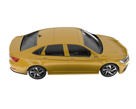 Modern car isolated on transparent background. 3d rendering - illustration png