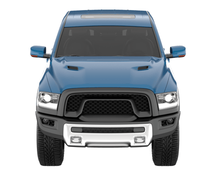 Pickup truck isolated on transparent background. 3d rendering - illustration png