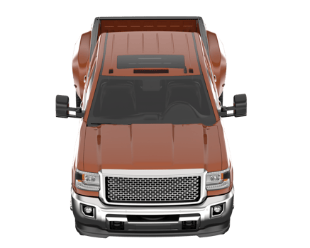 Pickup truck isolated on transparent background. 3d rendering - illustration png