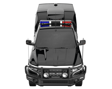 Pickup truck isolated on transparent background. 3d rendering - illustration png