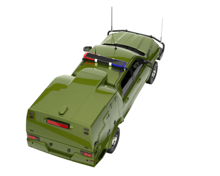 Pickup truck isolated on transparent background. 3d rendering - illustration png