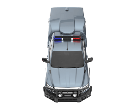Pickup truck isolated on transparent background. 3d rendering - illustration png