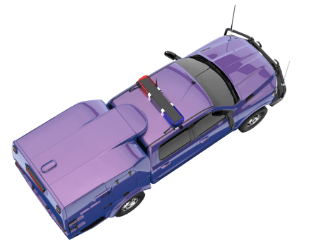 Pickup truck isolated on transparent background. 3d rendering - illustration png