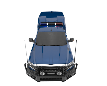 Pickup truck isolated on transparent background. 3d rendering - illustration png