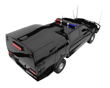 Pickup truck isolated on transparent background. 3d rendering - illustration png