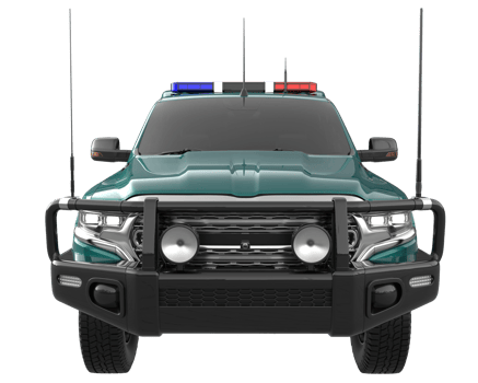 Pickup truck isolated on transparent background. 3d rendering - illustration png