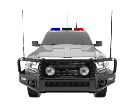 Pickup truck isolated on transparent background. 3d rendering - illustration png
