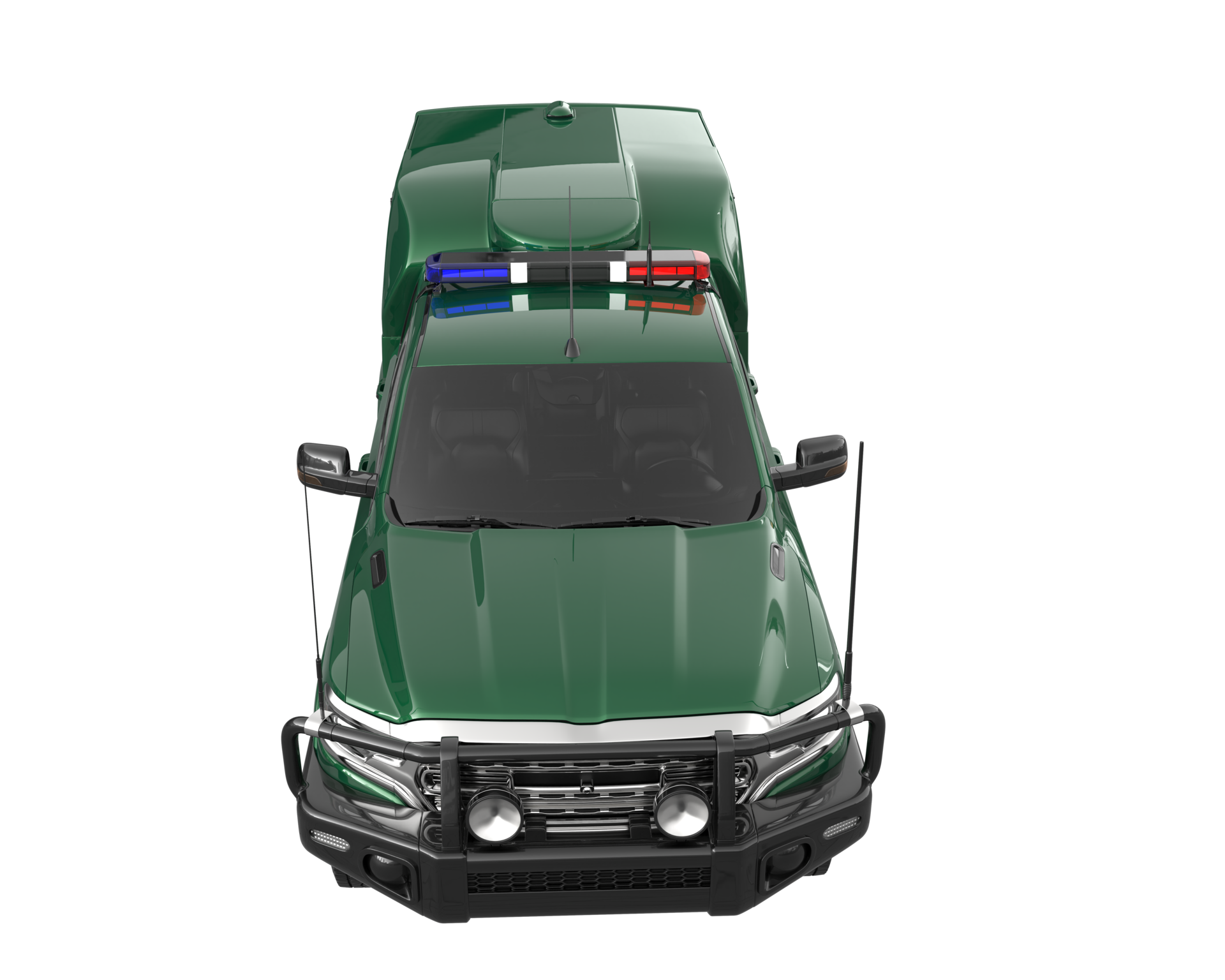 Pickup truck isolated on transparent background. 3d rendering - illustration png