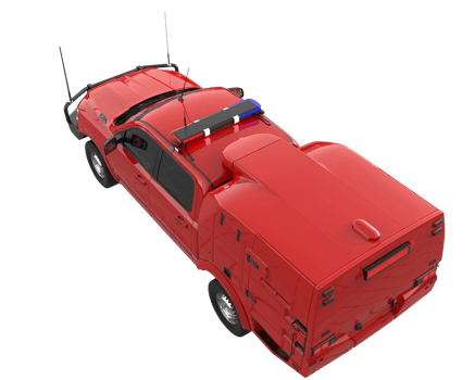 Pickup truck isolated on transparent background. 3d rendering - illustration png