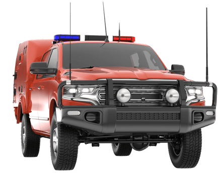 Pickup truck isolated on transparent background. 3d rendering - illustration png