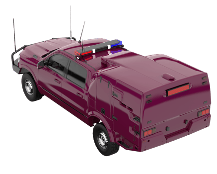 Pickup truck isolated on transparent background. 3d rendering - illustration png