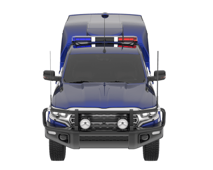 Pickup truck isolated on transparent background. 3d rendering - illustration png