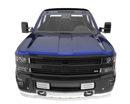 Pickup truck isolated on transparent background. 3d rendering - illustration png