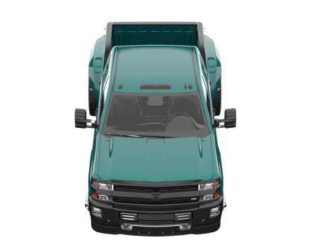 Pickup truck isolated on transparent background. 3d rendering - illustration png