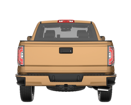 Pickup truck isolated on transparent background. 3d rendering - illustration png