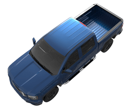 Pickup truck isolated on transparent background. 3d rendering - illustration png