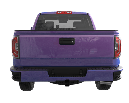 Pickup truck isolated on transparent background. 3d rendering - illustration png