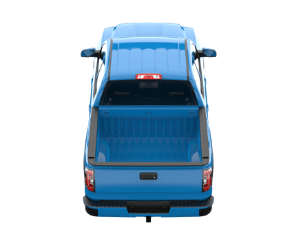 Pickup truck isolated on transparent background. 3d rendering - illustration png
