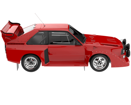 Race car isolated on transparent background. 3d rendering - illustration png