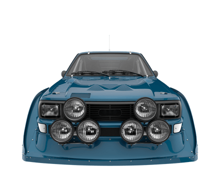 Race car isolated on transparent background. 3d rendering - illustration png