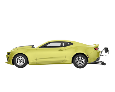 Race car isolated on transparent background. 3d rendering - illustration png