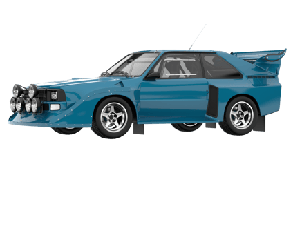 Race car isolated on transparent background. 3d rendering - illustration png