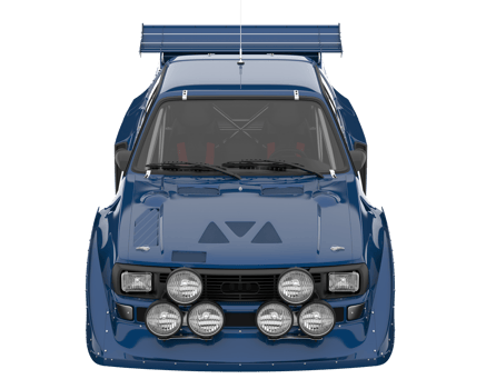 Race car isolated on transparent background. 3d rendering - illustration png