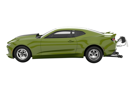 Race car isolated on transparent background. 3d rendering - illustration png