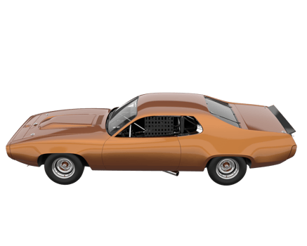Race car isolated on transparent background. 3d rendering - illustration png