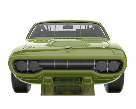 Race car isolated on transparent background. 3d rendering - illustration png