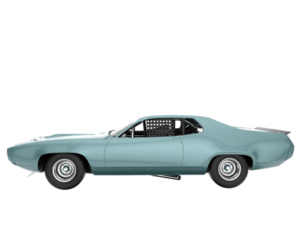 Race car isolated on transparent background. 3d rendering - illustration png