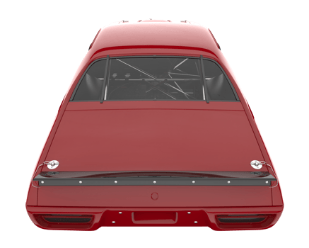 Race car isolated on transparent background. 3d rendering - illustration png