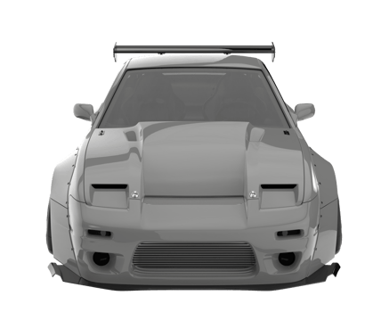 Race car isolated on transparent background. 3d rendering - illustration png