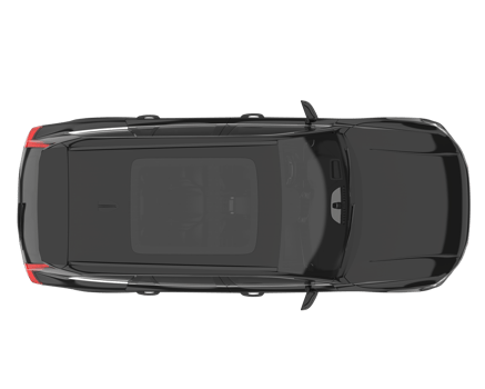Realistic SUV isolated on transparent background. 3d rendering - illustration png