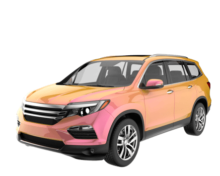 Realistic SUV isolated on transparent background. 3d rendering - illustration png