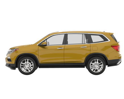 Realistic SUV isolated on transparent background. 3d rendering - illustration png