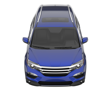 Realistic SUV isolated on transparent background. 3d rendering - illustration png