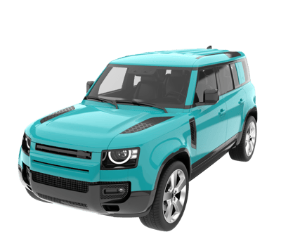 Realistic SUV isolated on transparent background. 3d rendering - illustration png