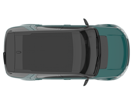 Realistic SUV isolated on transparent background. 3d rendering - illustration png